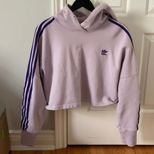 Adidas crop hoodie